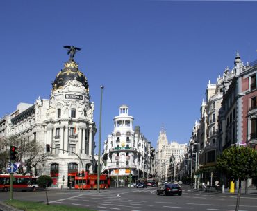 Calle Alcalá en Madrid