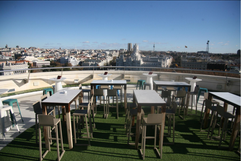 Ver el atardecer en Madrid desde la terraza del Circulo de Bellas Artes