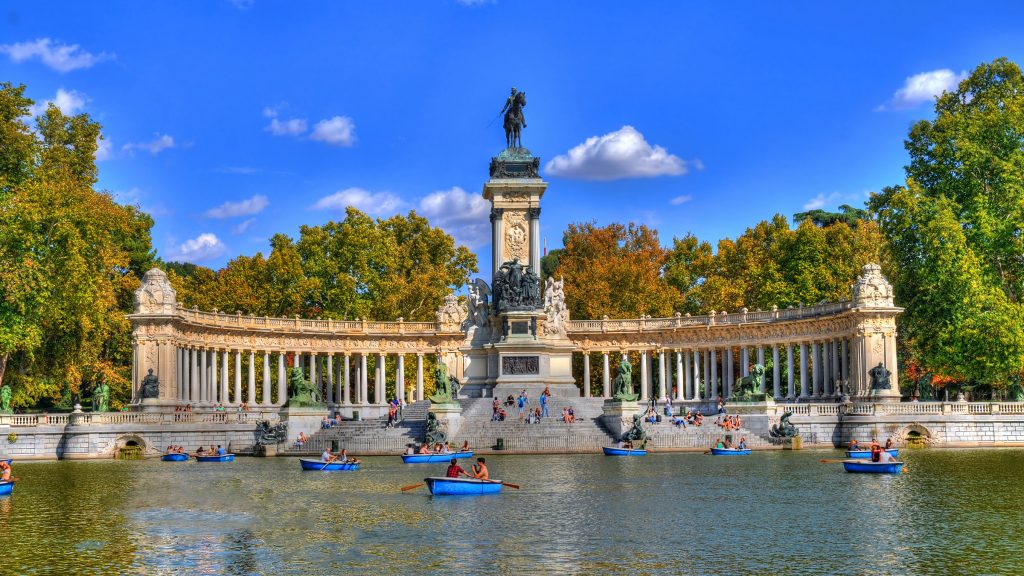 El Parque del Retiro en Madrid