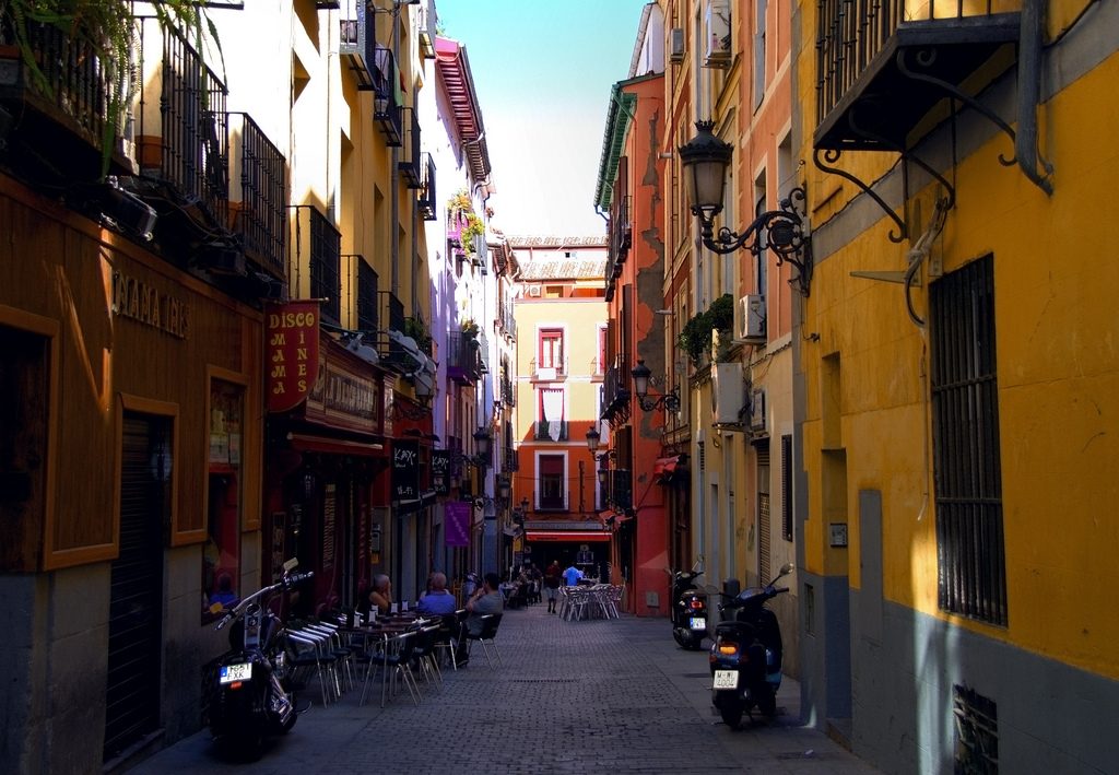 Barrio de las Letras en Madrid